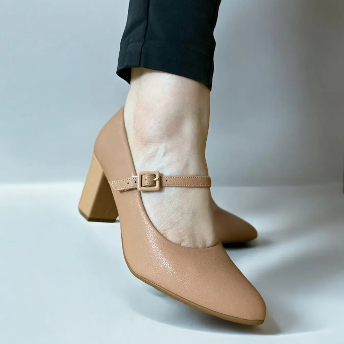 TESTE - MODARE - Sapato Scarpin Feminino Boneca Salto Grosso - Imagem 4